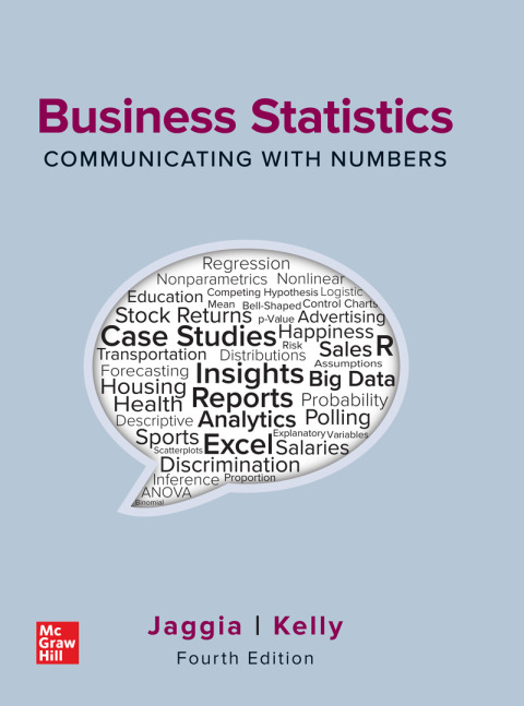 Cover image for book Business Statistics: Communicating with Numbers