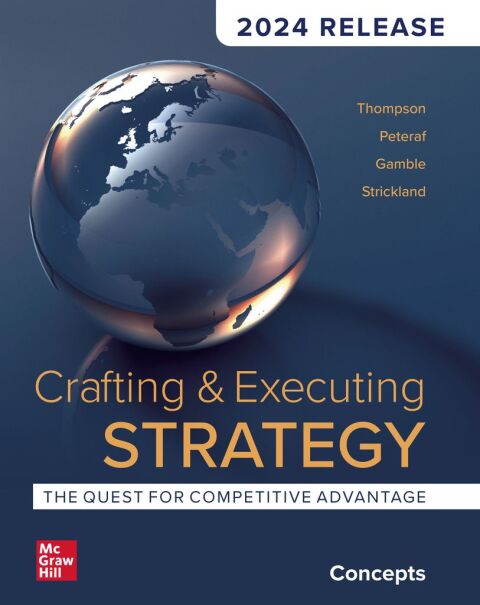 Cover image for book Crafting and Executing Strategy: Concepts, 2024 Release