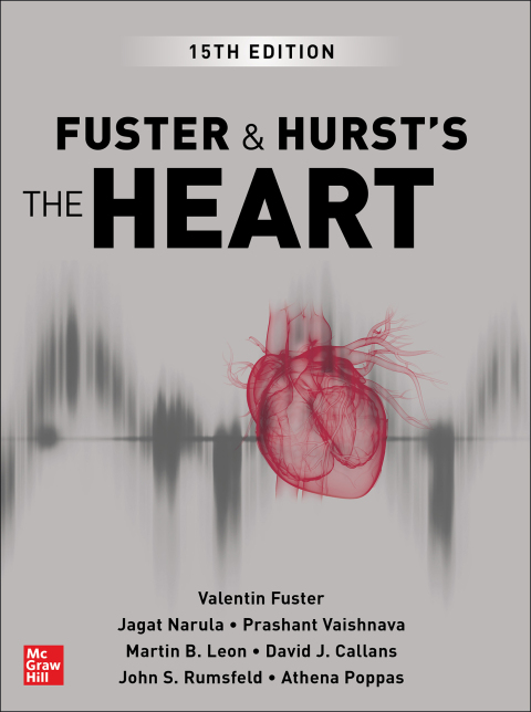 Cover image for book Fuster and Hurst's The Heart, 15th Edition