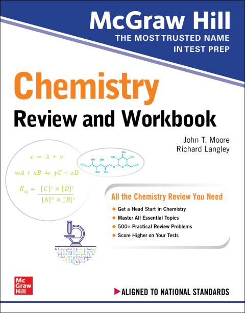 Cover image for book McGraw Hill Chemistry Review and Workbook