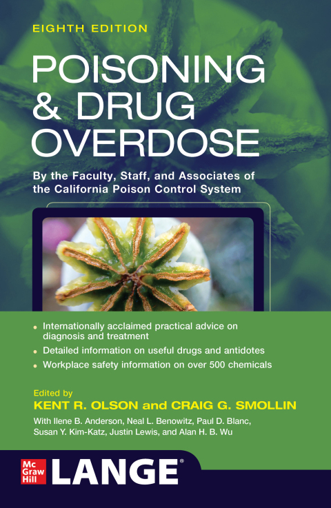 Cover image for book Poisoning and Drug Overdose, Eighth Edition