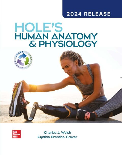 Cover image for book Hole's Human Anatomy & Physiology: 2024 Release