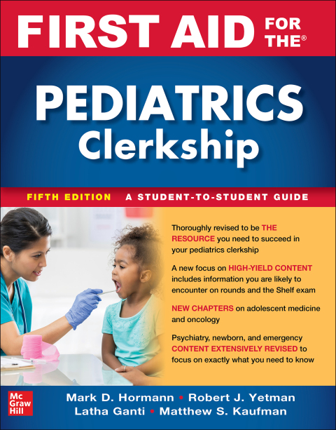 Cover image for book First Aid for the Pediatrics Clerkship