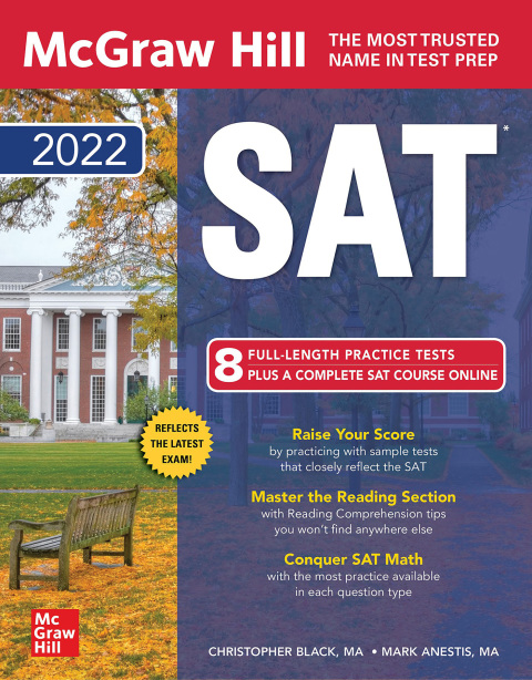 Cover image for book McGraw-Hill Education SAT 2022