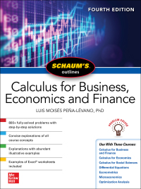 Schaum's Outline of Calculus for Business, Economics and Finance