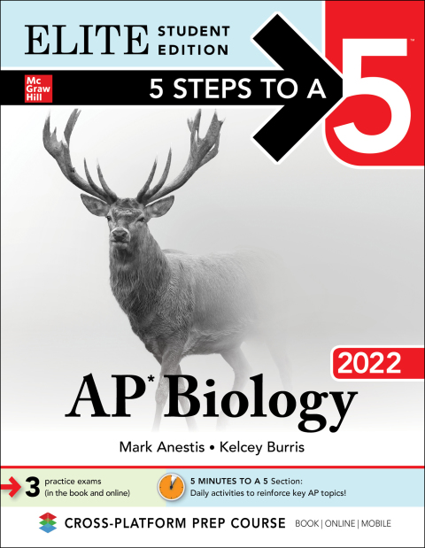 Cover image for book 5 Steps to a 5: AP Biology 2022 Elite Student Edition