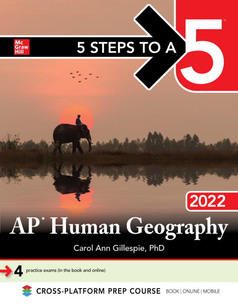 Cover image for book 5 Steps to a 5: AP Human Geography 2022