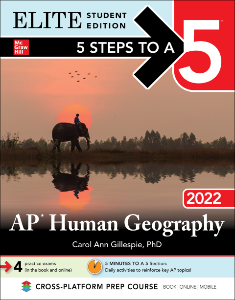 Cover image for book 5 Steps to a 5: AP Human Geography 2022 Elite Student Edition