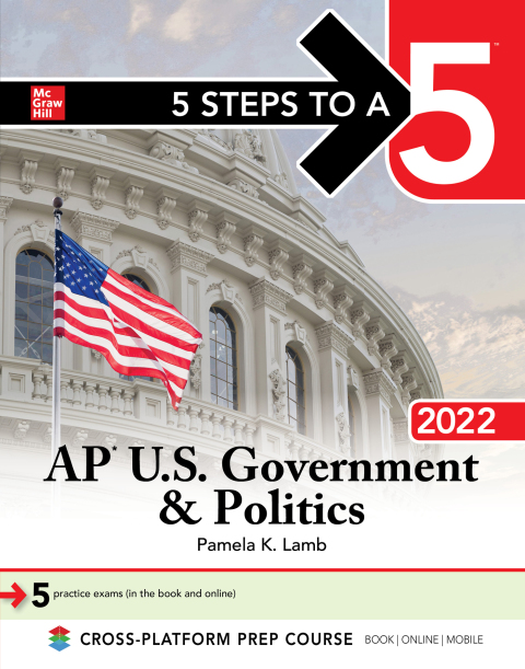 Cover image for book 5 Steps to a 5: AP U.S. Government & Politics 2022