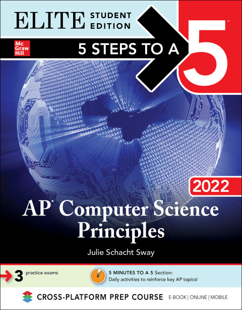 Cover image for book 5 Steps to a 5: AP Computer Science Principles 2022 Elite Student Edition