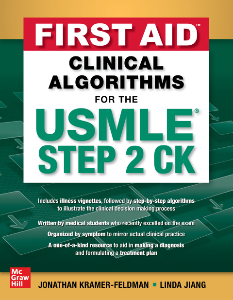 Cover image for book First Aid Clinical Algorithms for the USMLE Step 2 CK