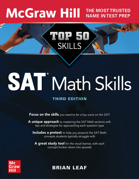 Cover image for book Top 50 SAT Math Skills, Third Edition