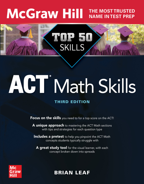 Cover image for book Top 50 ACT Math Skills, Third Edition