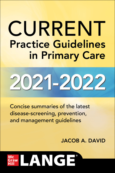 Cover image for book CURRENT Practice Guidelines in Primary Care 2021-2022