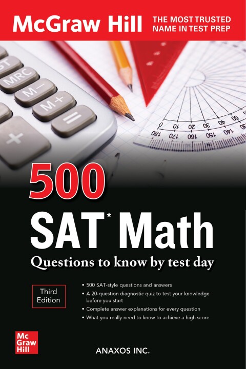 Cover image for book 500 SAT Math Questions to Know by Test Day, Third Edition