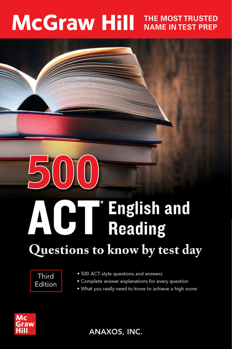 Cover image for book 500 ACT English and Reading Questions to Know by Test Day, Third Edition