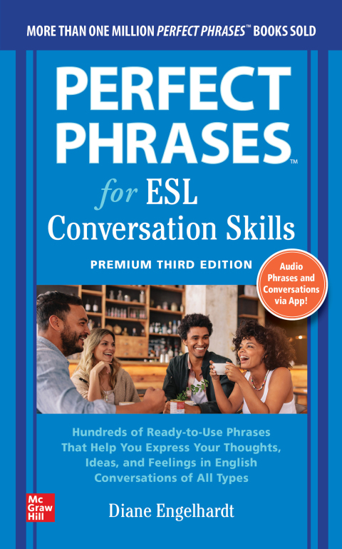 Cover image for book Perfect Phrases for ESL: Conversation Skills, Premium Third Edition