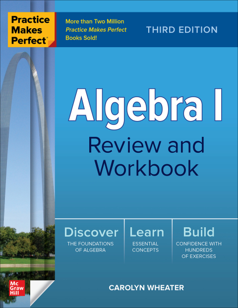 Cover image for book Practice Makes Perfect: Algebra I Review and Workbook