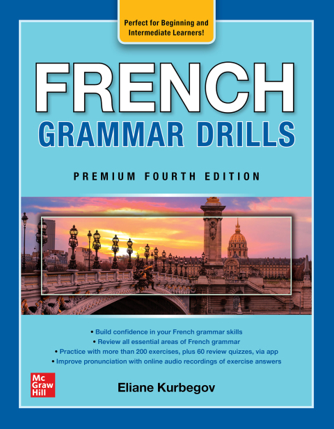 Cover image for book French Grammar Drills, Premium Fourth Edition