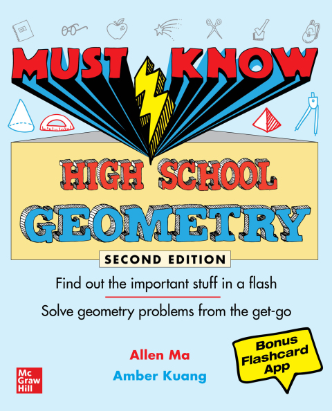 Cover image for book Must Know High School Geometry, Second Edition