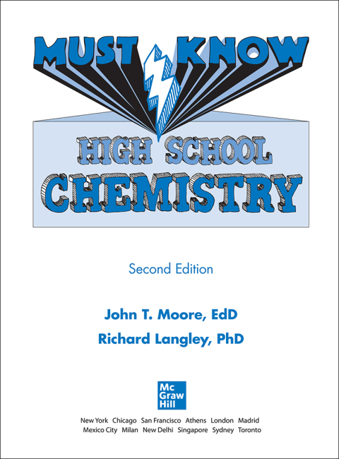 Cover image for book Must Know High School Chemistry, Second Edition