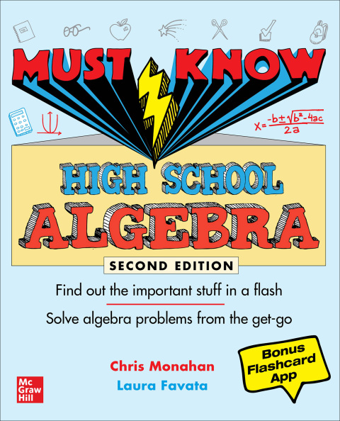 Cover image for book Must Know High School Algebra, Second Edition