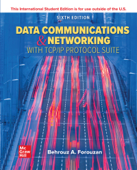 Cover image: Data Communications and Networking with TCP/IP Protocol Suite 6th edition 9781260597820