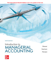 Imagen de portada: ISE eBook Online Access for Introduction to Managerial Accounting 9th edition 9781265672003