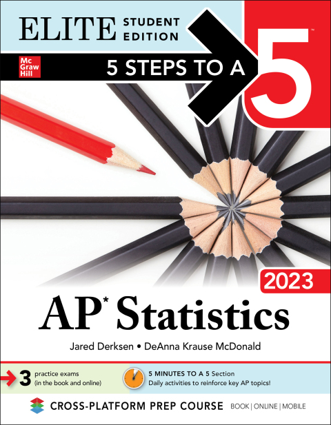 Cover image for book 5 Steps to a 5: AP Statistics 2023 Elite Student Edition