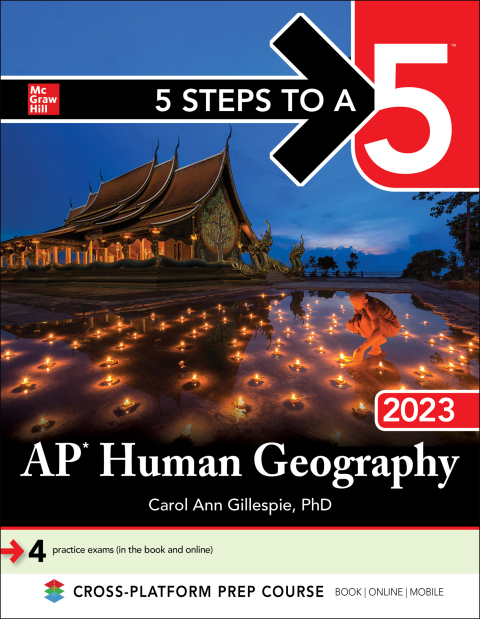 Cover image for book 5 Steps to a 5: AP Human Geography 2023