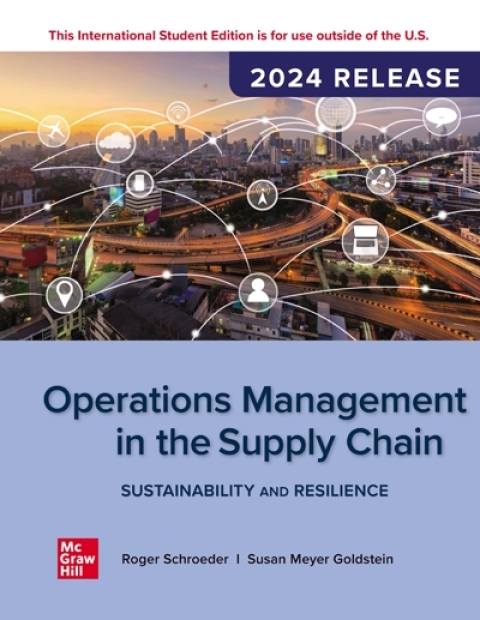 Operations Management In The Supply Chain: Sustainability and Resilience ISE