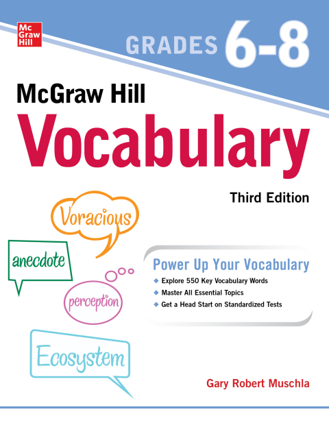 Cover image for book McGraw Hill Vocabulary Grades 6-8, Third Edition