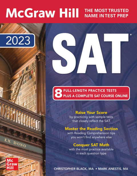 Cover image for book McGraw Hill SAT 2023