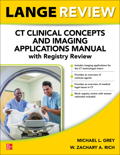 Cover image for book LANGE Review: CT Clinical Concepts and Imaging Applications Manual with Registry Review