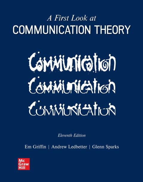 Cover image for book First Look At Communication Theory