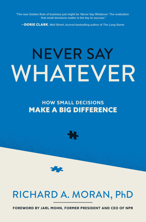 Cover image for book Never Say Whatever: How Small Decisions Make a Big Difference
