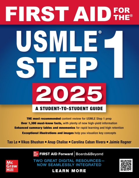 Cover image for book First Aid for the USMLE Step 1 2025