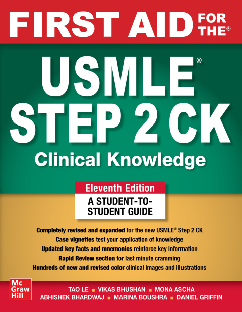 Cover image for book First Aid for the USMLE Step 2 CK