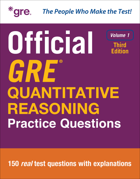 Cover image for book Official GRE Quantitative Reasoning Practice Questions, Third Edition, Volume 1