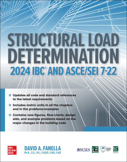 Cover image for book Structural Load Determination: 2024 IBC and ASCE/SEI 7-22