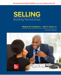 Imagen de portada: Selling: Building Partnerships 11th edition 9781265082291