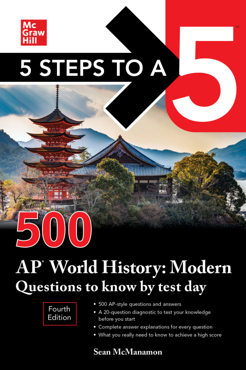Cover image for book 5 Steps to a 5: 500 AP World History: Modern Questions to Know by Test Day