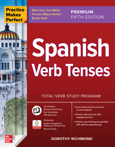 Cover image for book Practice Makes Perfect: Spanish Verb Tenses, Premium Fifth Edition