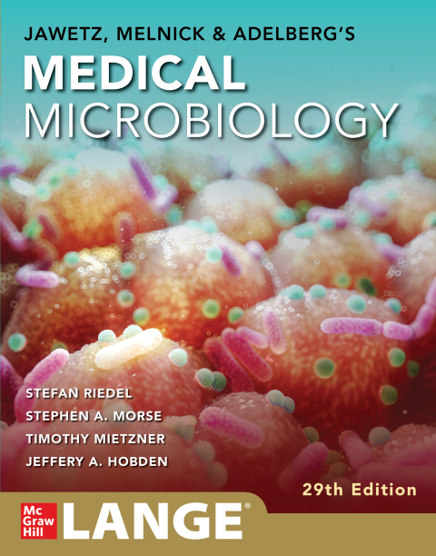 Cover image for book Jawetz, Melnick & Adelberg's Medical Microbiology Twenty-Ninth Edition