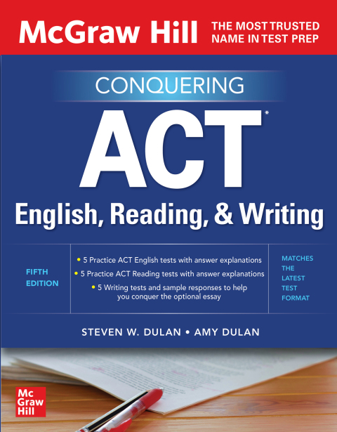 Cover image for book McGraw Hill Conquering ACT English, Reading, and Writing, Fifth Edition