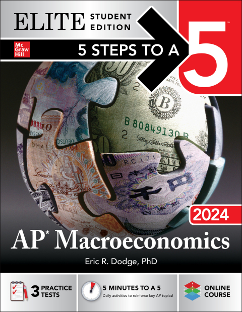 Cover image for book 5 Steps to a 5: AP Macroeconomics 2024 Elite Student Edition