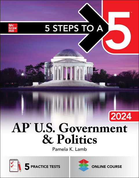 Cover image for book 5 Steps to a 5: AP U.S. Government & Politics 2024