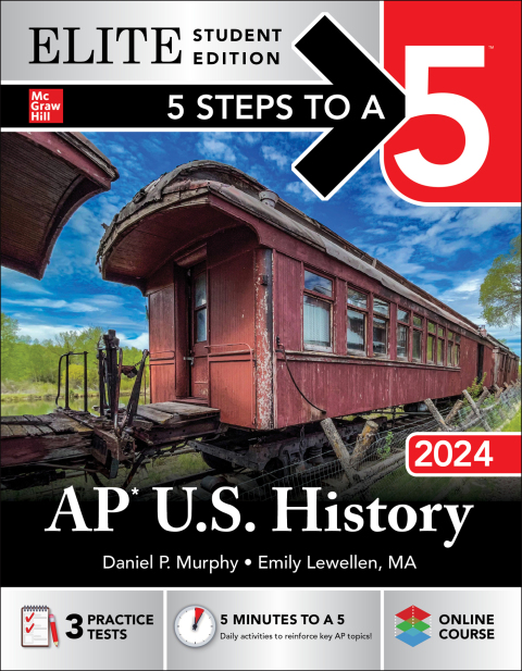 Cover image for book 5 Steps to a 5: AP U.S. History 2024 Elite Student Edition
