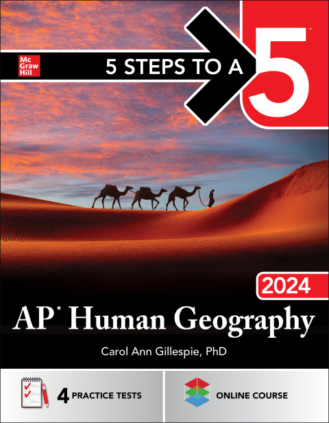 Cover image for book 5 Steps to a 5: AP Human Geography 2024