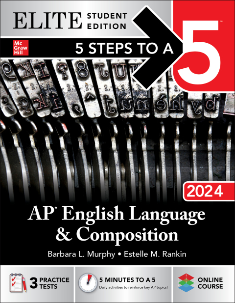 Cover image for book 5 Steps to a 5: AP English Language and Composition 2024 Elite Student Edition